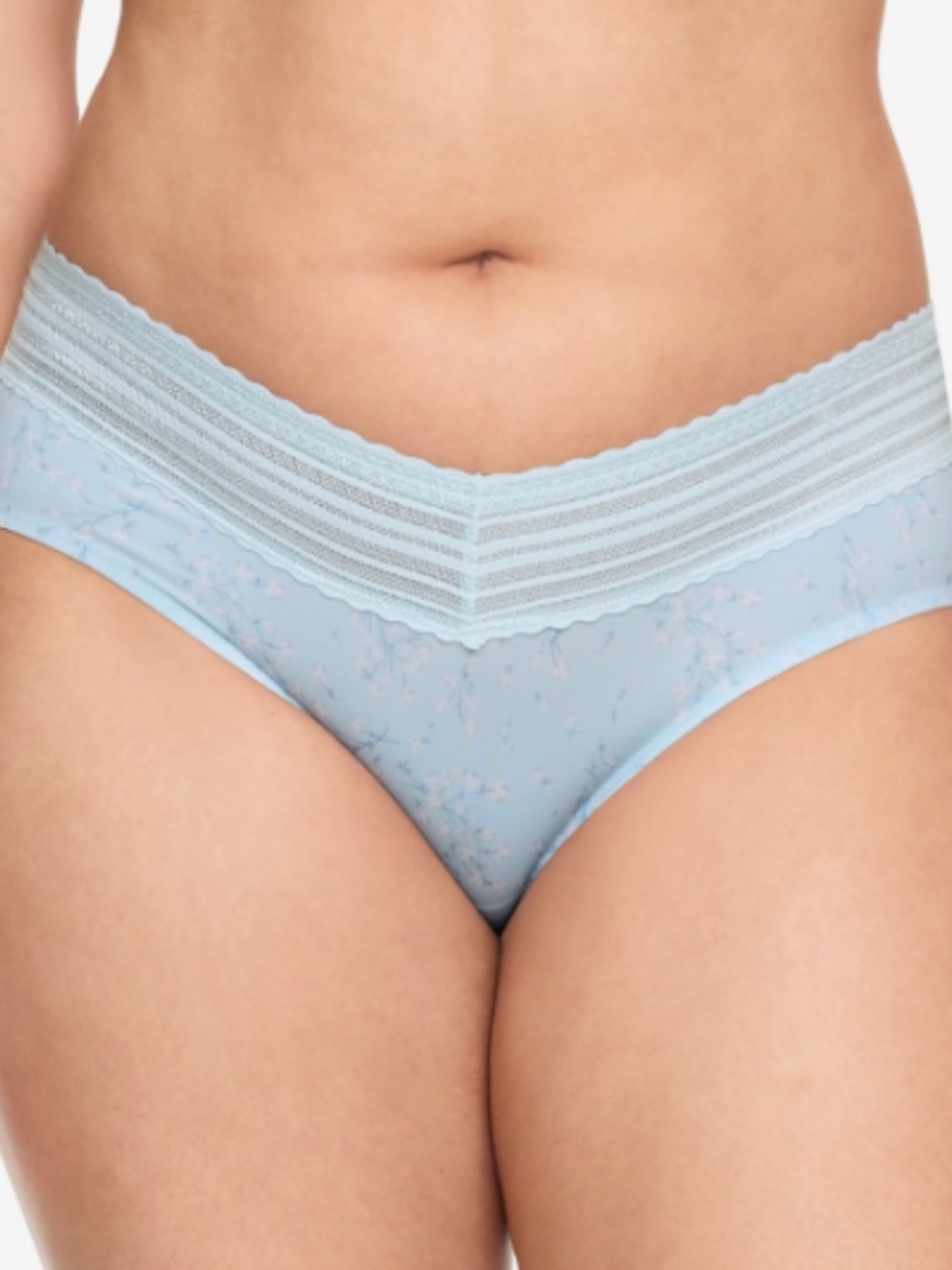 Warner's Average Full Figure Hipster Panty 5609j, XXL, Blue